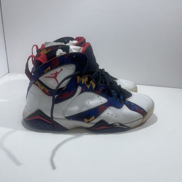 Size 10 - Air Jordan 7 Retro Sweater Nothing but Net Basketball Shoes - Picture 1 of 16